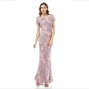 JS Collection Soutache Embroidered Gown maxi dress soutache embroidery new 4
